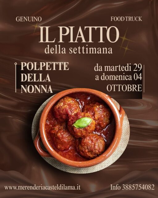 OGNI SETTIMANA UN PIATTO EXTRA!! #foodtruck#cena#amici#casteldilama