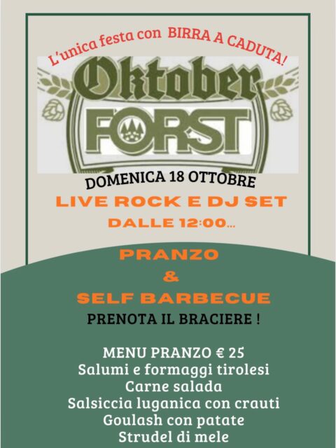 Birra a caduta!!! Direttamente dalla botte BlackOut Bridge live rock ‘70-‘80 e Mauretto Resident DJSET#pranzo#festa#musica#barbecue#casteldilama